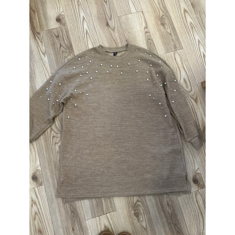 Emery Rose Sweater embellished with faux pearls Womens 4XL - Picture 2 of 4